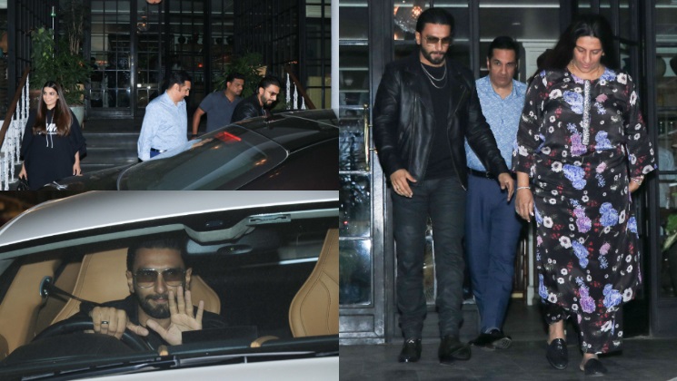 ranveer singh family dinner pics