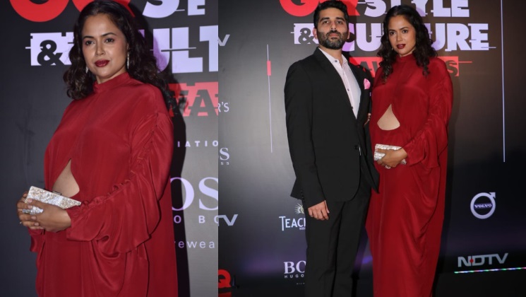 gq style awards 2019 sameera reddy baby bump