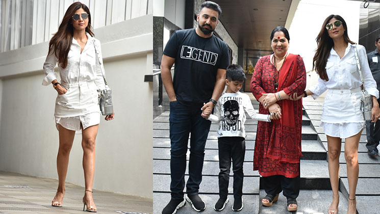 Shilpa Shetty lunch family