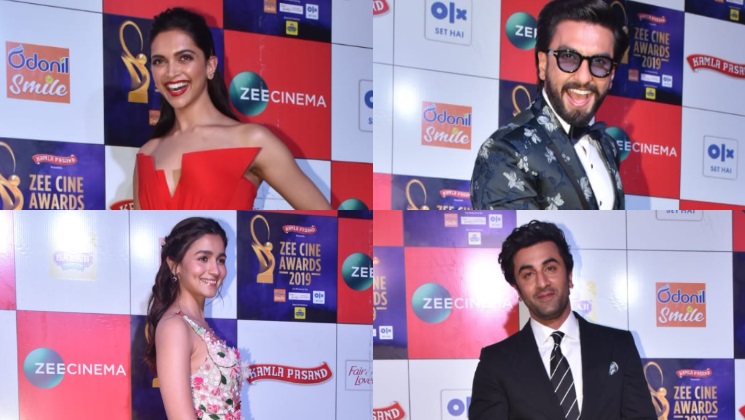 zee cine awards 2019 ranbir alia deepika ranveer