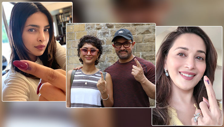 Lok Sabha Election 2019 Aamir Khan Priyanka Chopra Madhuri Dixit