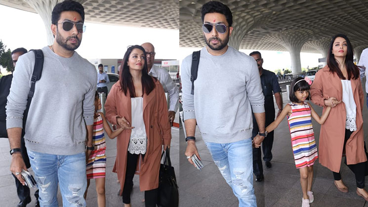 Aishwarya Abhishek Aaradhya Airport pics