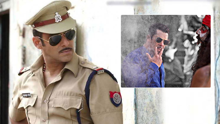 Salman Khan Shares A Still From Dabangg 3 Title Track And Its Filled With Swag Bollywood Bubble