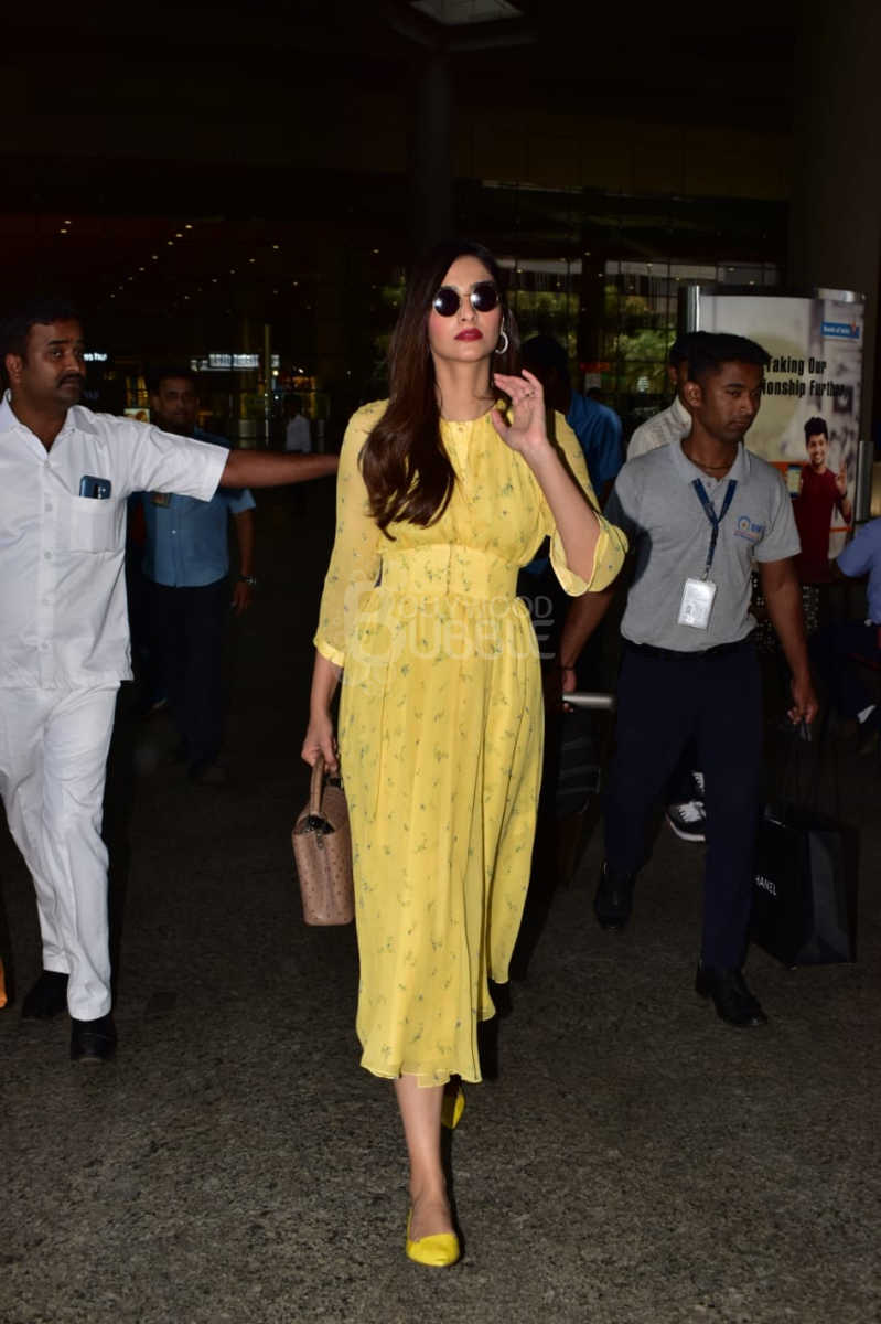 Summer Fashion: Sonam Kapoor looks lemony fresh in this yellow outfit | Bollywood Bubble