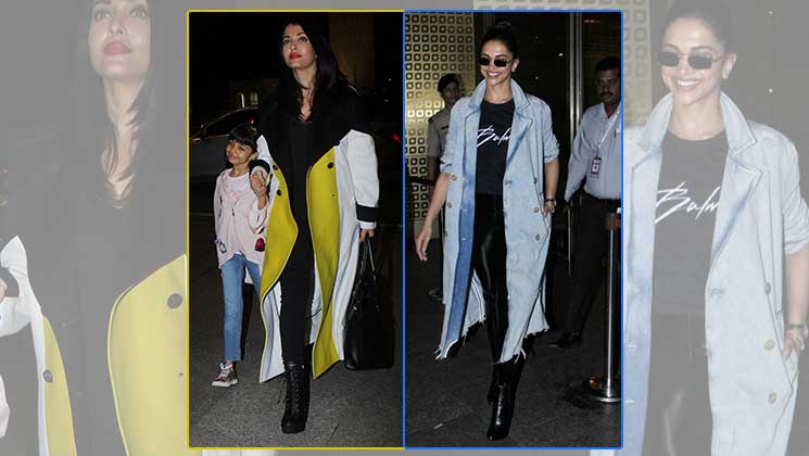 deepika aishwarya aaradhya cannes airport