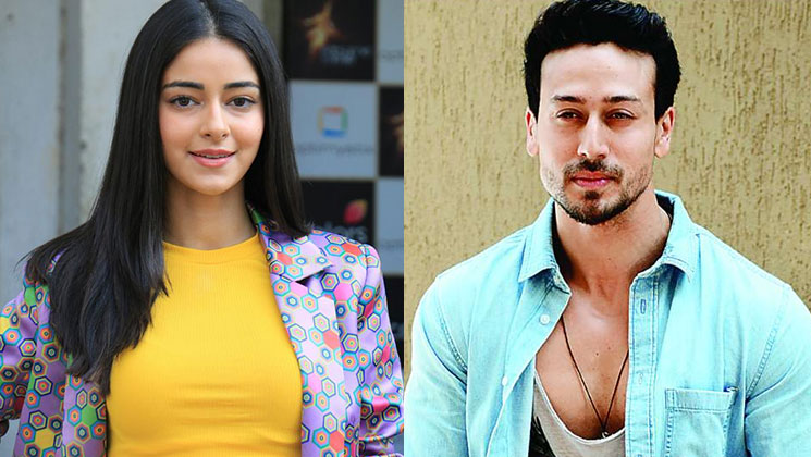 Ananya Panday Tiger Shroff Kiss