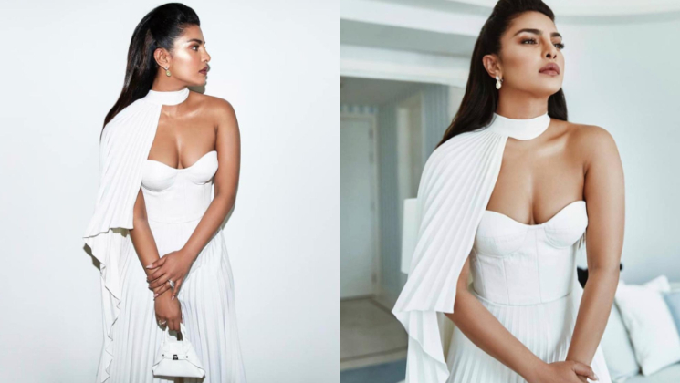 Priyanka Chopra Cannes White Dress