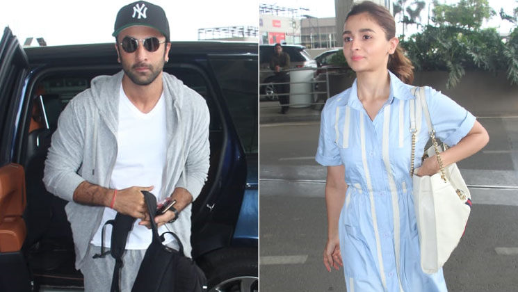 Alia Bhatt Ranbir Kapoor airport