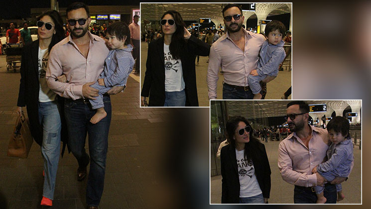 saif kareena taimur fly off london