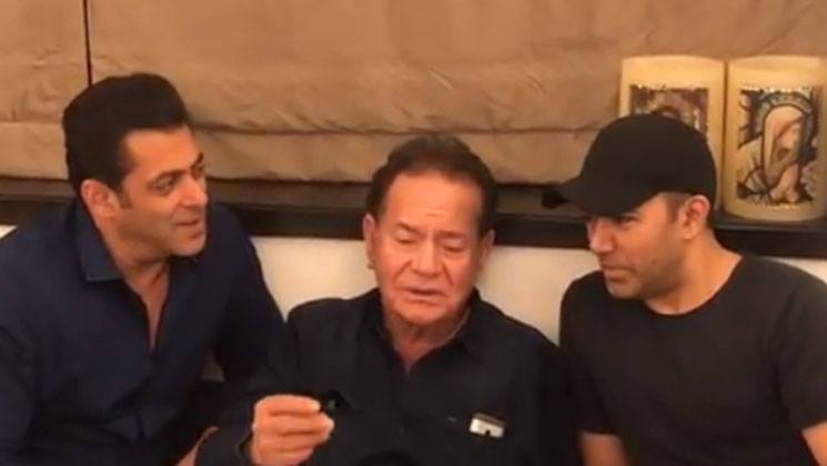 Salman Khan Salim Khan Suhaani Raat Dhal Chuki