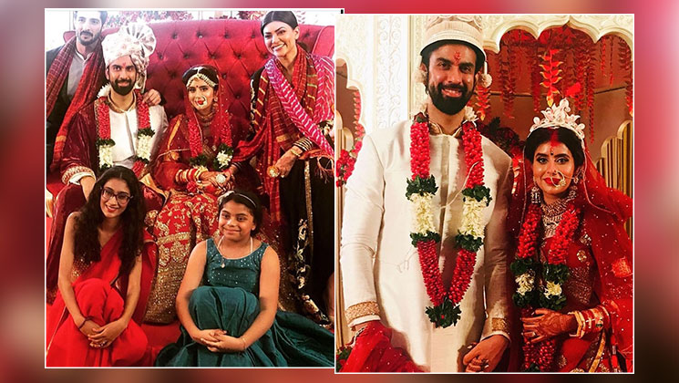 sushmita sen rohman shawl rajeev charu wedding