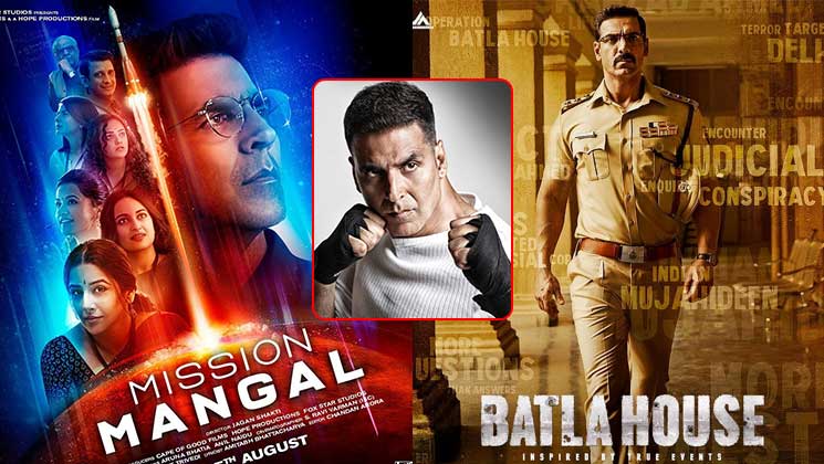 Akshay Kumar, John Abraham, Mission Mangal, Batla House