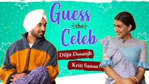 Guess The Celeb: Diljit Dosanjh and Kriti Sanon's funny antics will melt your heart