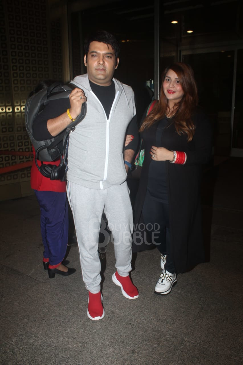 Kapil Sharma and Ginni Ginni Chatrath airport