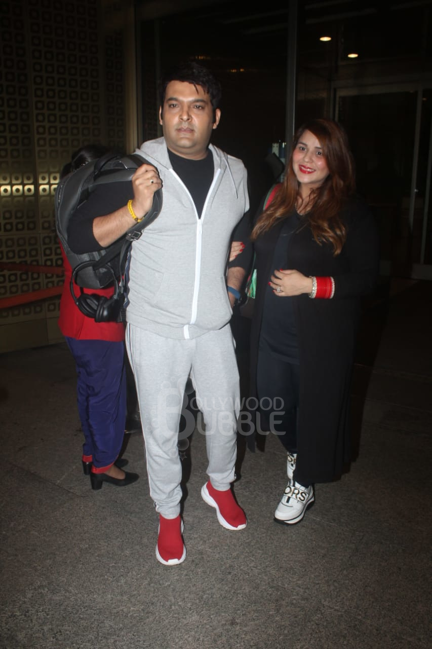 Kapil Sharma and Ginni Ginni Chatrath airport