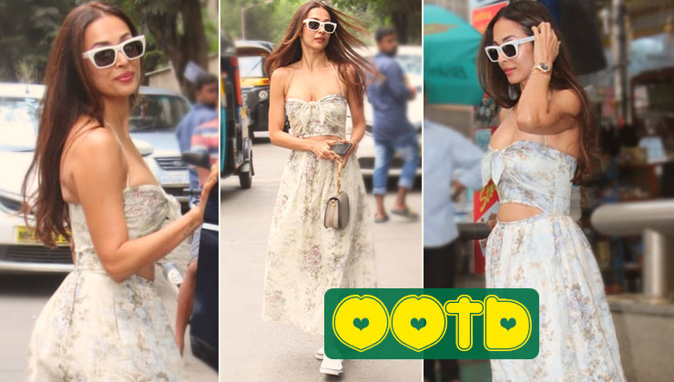 Malaika Arora White Beach Party Dress