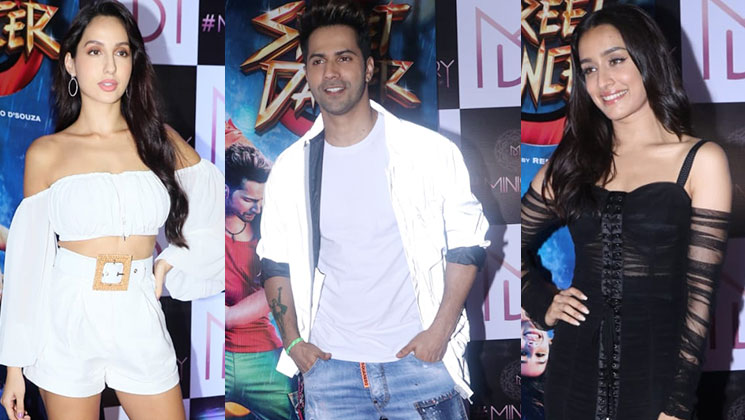 Shraddha Kapoor, Nora Fatehi and Varun Dhawan