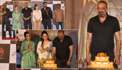 Sanjay Dutt celebrates his birthday with team 'Prasthanam' at the teaser launch 