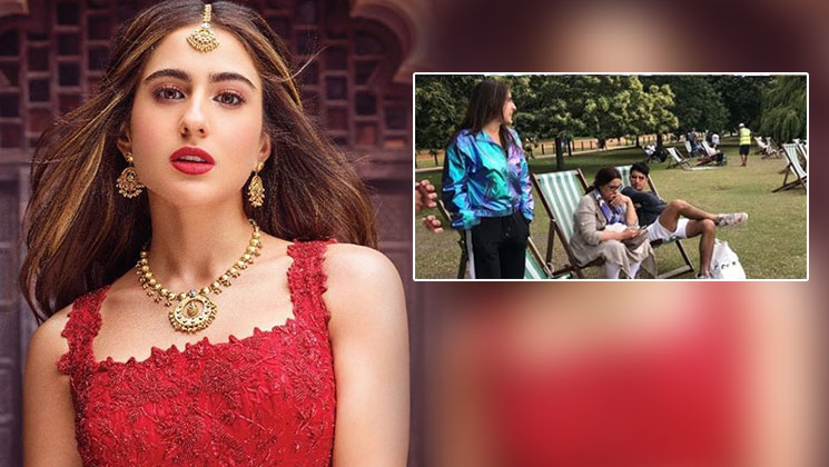 Sara Ali khan with family.