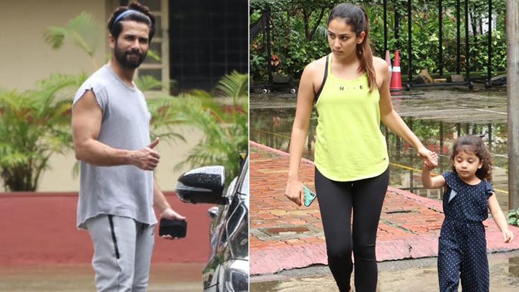 Shahid Kapoor, Mira Rajput and Misha