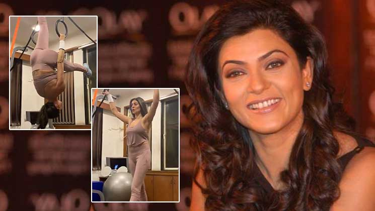 sushmita sen gymnastic video