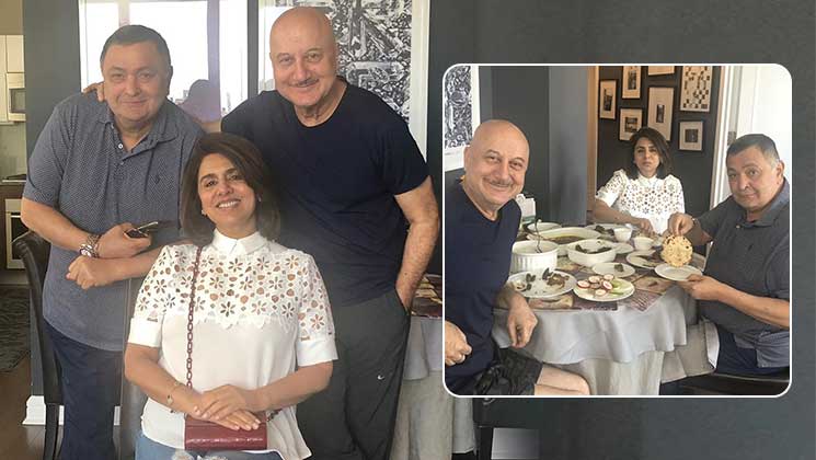 Anupam Kher Rishi Kapoor Neetu Singh Kapoor