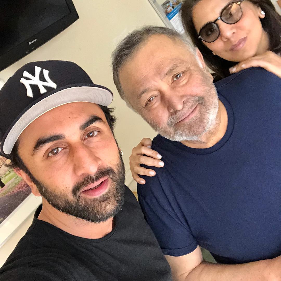 Ranbir Kapoor, Rishi Kapoor, Neetu Kapoor