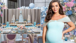 Amy Jackson flaunts her baby bump at her dreamy baby shower ceremony 