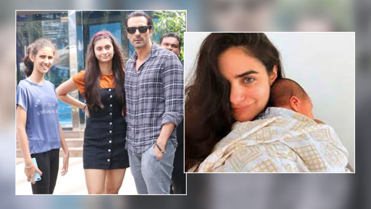 arjun rampal Gabriella Demetriades son arik daughters