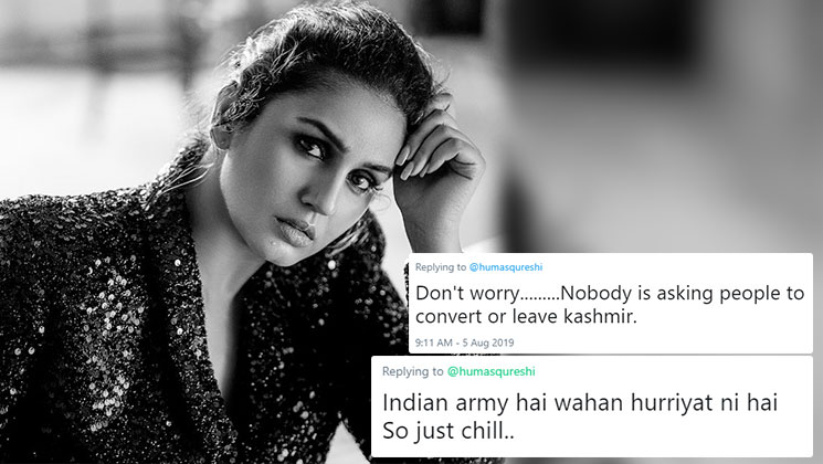 Huma Qureshi Troll Article 370