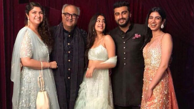 Anshula Kapoor, Arjun Kapoor, Boney Kapoor, Jahnvi Kapoor, Kushi Kapoor