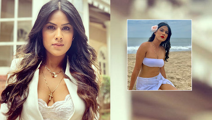 Nia Sharma looks bewitching in a white ensemble - view pics