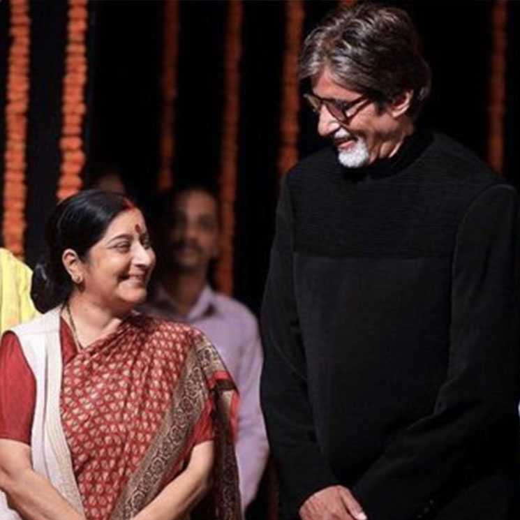 Sushma Swaraj With Big B