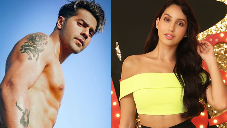 Varun Dhawan shares 'garam romance' pics with Nora Fatehi | Bollywood ...