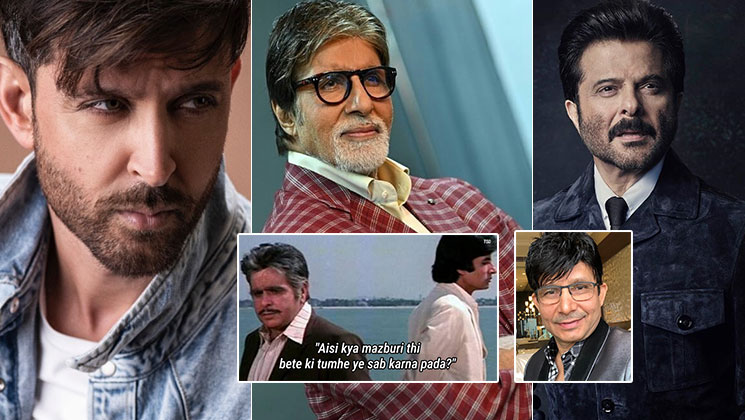 Hrithik Roshan, Amitabh Bachchan, Anil Kapoor, KRK