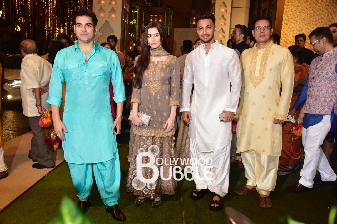 Arbaaz Khan, Giorgia Andriani, Aayush Sharma,