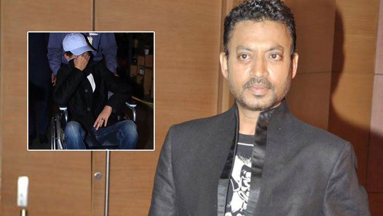 irrfan khan mumbai airport wheelchair