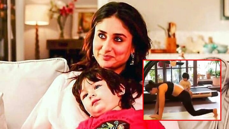 Kareena Yoga Taimur