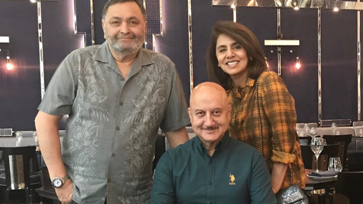 Rishi Kapoor Neetu Kapoor Anupam Kher
