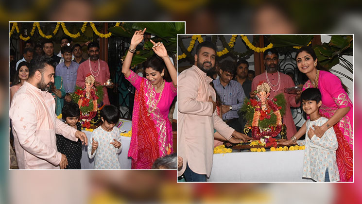 Shilpa Shetty Ganpati Visarjan