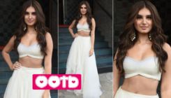 Tara Sutaria looks fresh like a Lily in a white lehenga at 'Marjaavaan' trailer launch