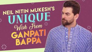Neil Nitin Mukesh's Unique Wish From Ganpati Bappa