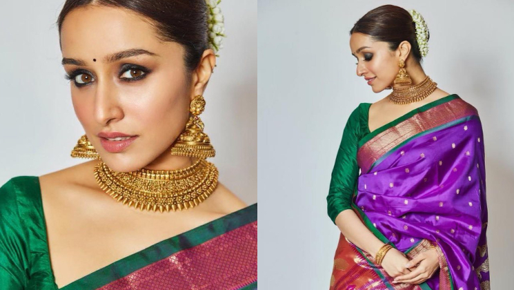 Shraddha Kapoor Is Gleaming With Joy As She Dresses Up in a Mustard  Embroidered Saree (View Pics)