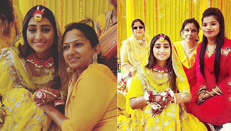 Mohena Kumari Singh looks like sunshine at her haldi ceremony - view pics and videos