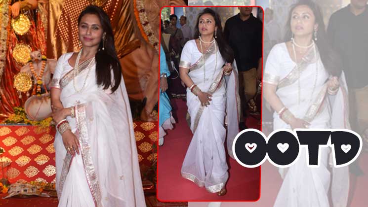 Rani Mukerji Durga Pooja Look
