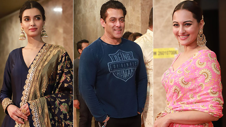 Salman Khan Diana Penty Sonakshi Sinha Ramesh Taurani Diwali Bash