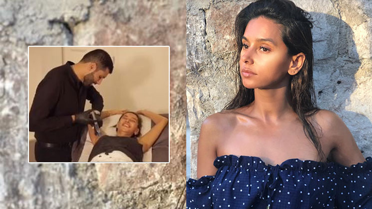 Shibani Dandekar Armpits Treatment