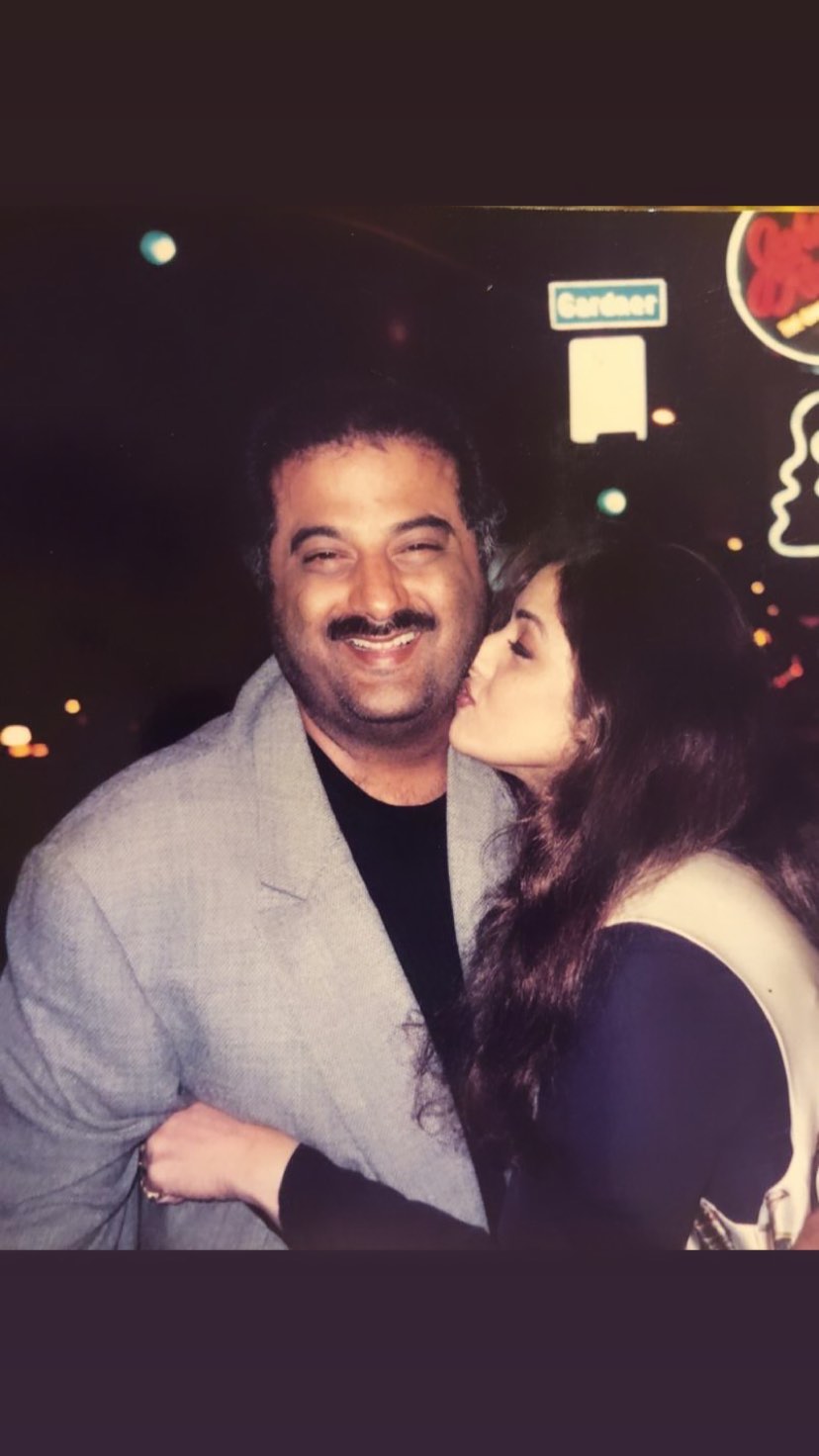 Jahnvi Kapoor, Boney Kapoor and Sridevi