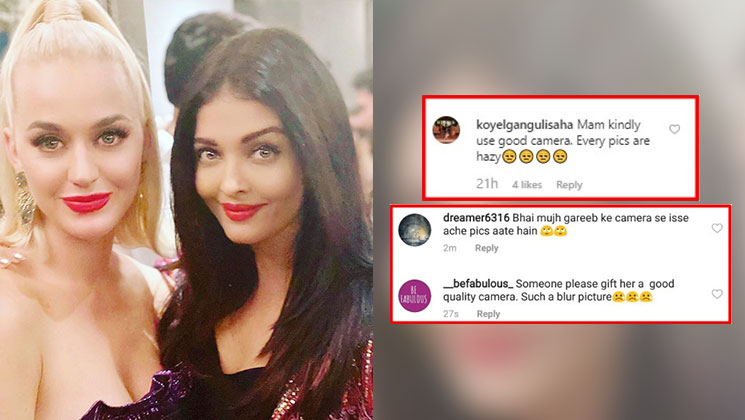 aishwarya rai trolled blurry pic katy perry