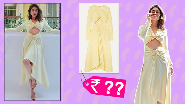 Kareena Kapoor S Lemon Yellow Dress By Dion Lee Comes With A Hefty